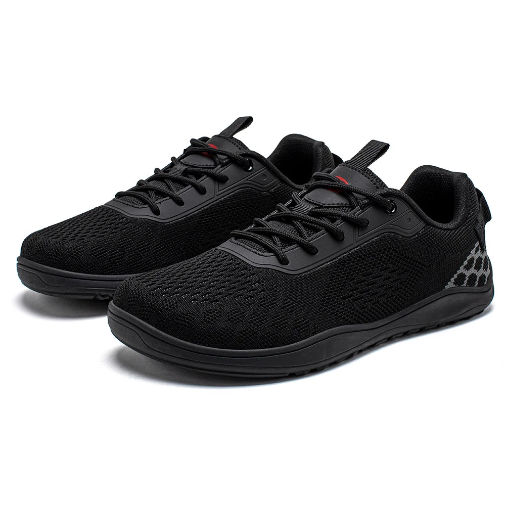 HOBIBEAR Zapatos descalzos de punto, zapatillas unisex con punta ancha y caída cero, zapatos informales transpirables minimalistas para caminar