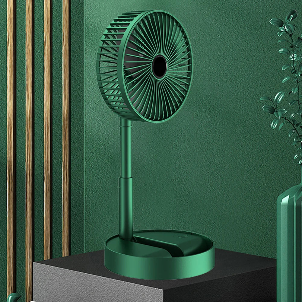 Ventilador de Escritorio Plegable Recargable USB con Tecla Táctil