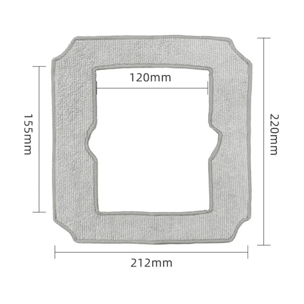 Repuestos de paños de mopa para limpiador de ventanas automático Ecovacs Winbot (Mini/Air/One/W-CCO2-OO12)