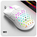 RAIKU G701-ratón con cable de 6 teclas, Mouse con iluminación colorida para juegos y oficina para Microsoft Windows y Apple IOS System