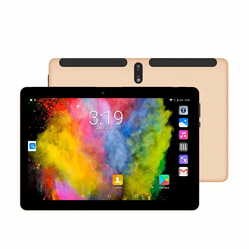 Tablet PC Android 9.0 de 10.1 Pulgadas en Oferta, CPU MTK9863 de Cuatro Núcleos, 2GB/3GB de RAM, 32GB de ROM, Cámara Dual, Pantalla IPS de 1280*800, Tipo-C, 5000mAh