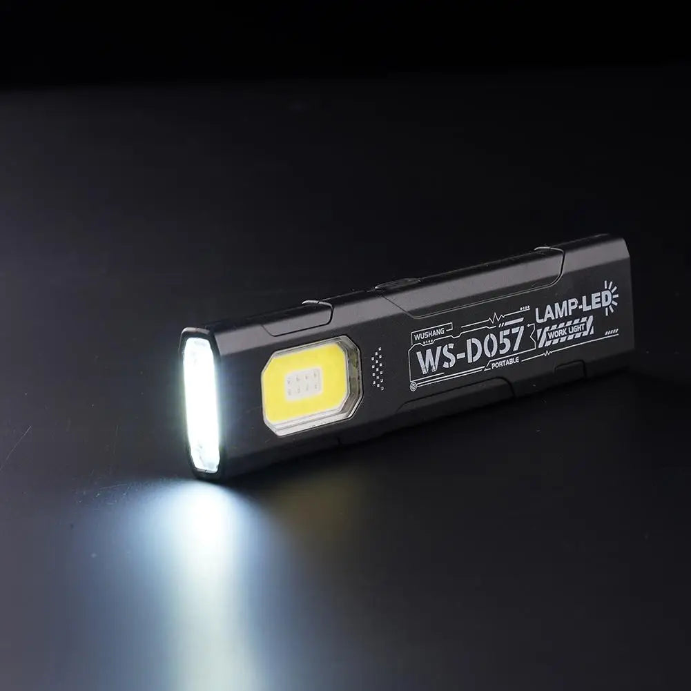 Llavero Linterna LED Mini Recargable Tipo C 550LM Portátil de Bolsillo