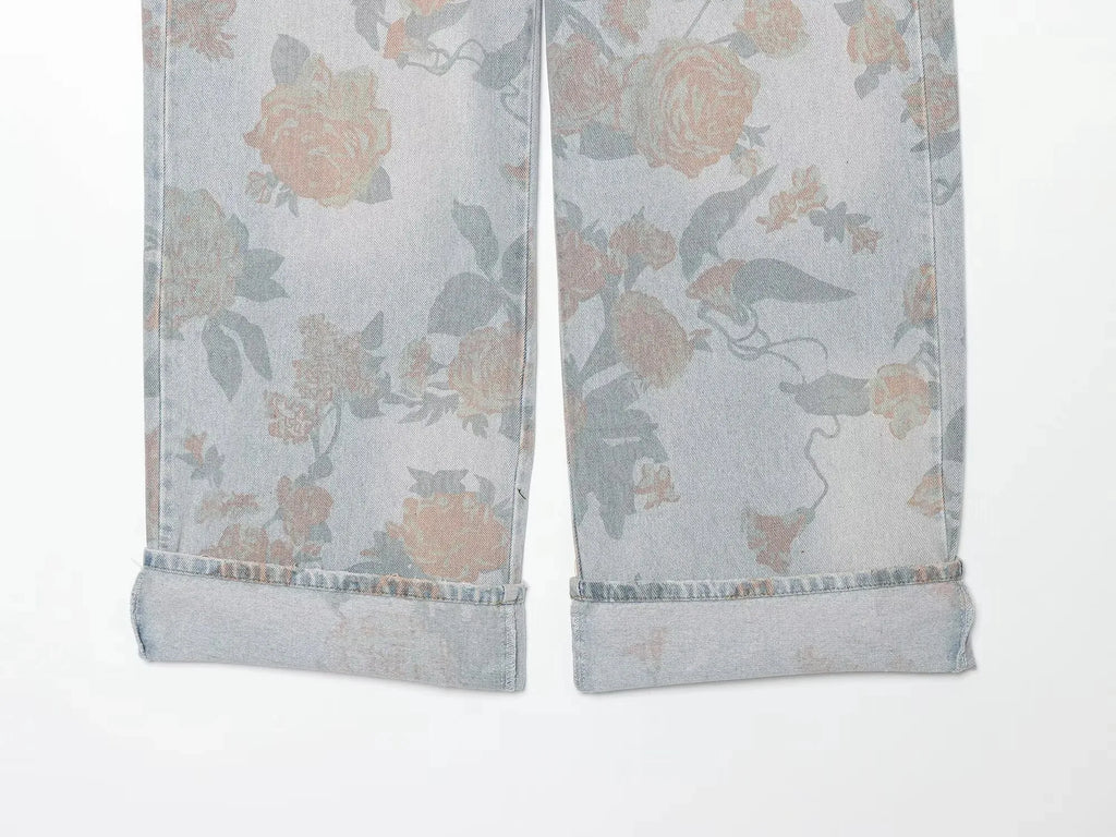 Pantalones Vaqueros Holgados de Cintura Baja