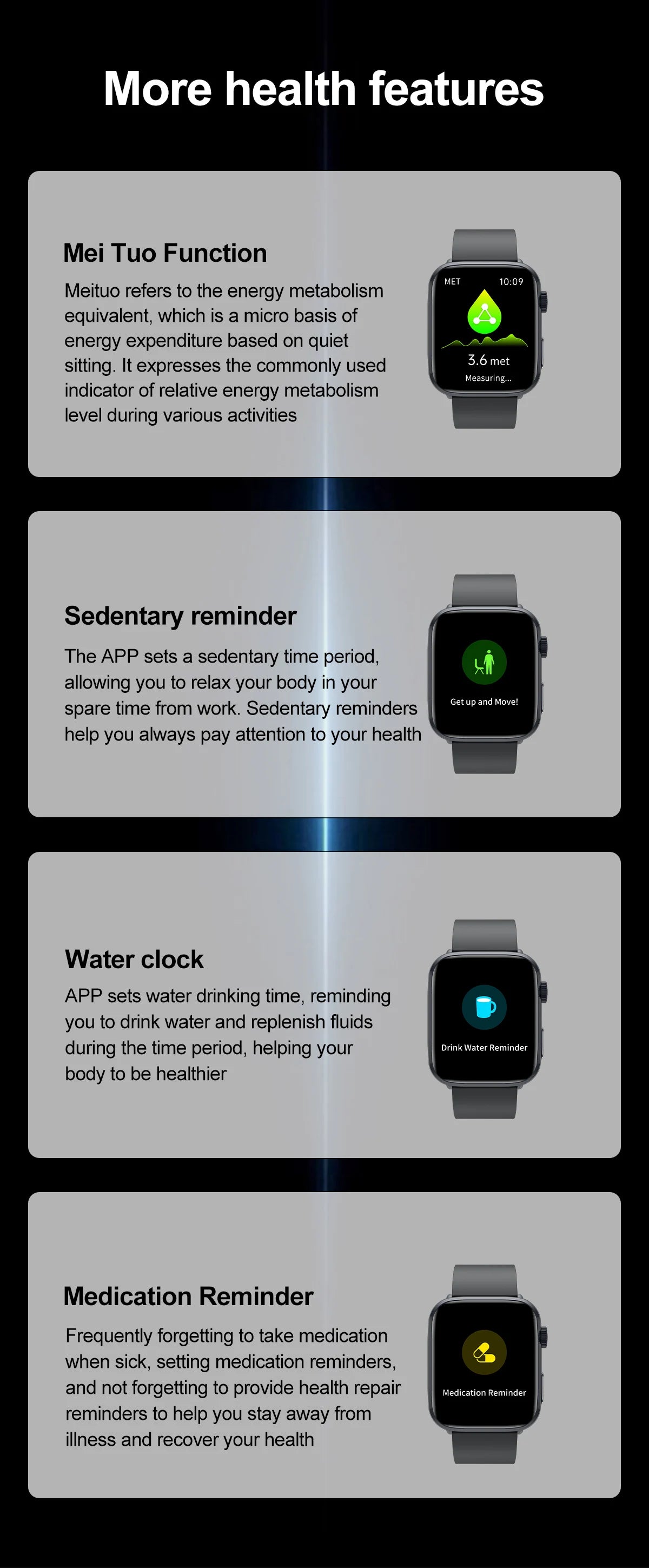 Reloj Inteligente NFC Salud Femenina AMOLED