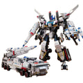 JAKI transformado Mecha coche misil militar cohete modelo de coche montaje, bloques de construcción Mecha juguetes de construcción, regalos de juguetes para niños
