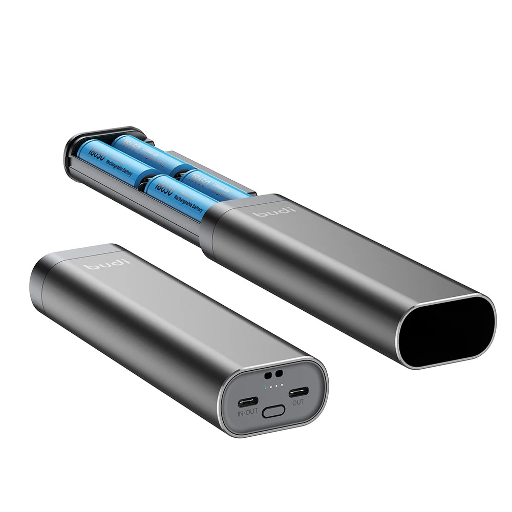 Cargador Rápido y Power Bank PD 20W con Almacenamiento SIM