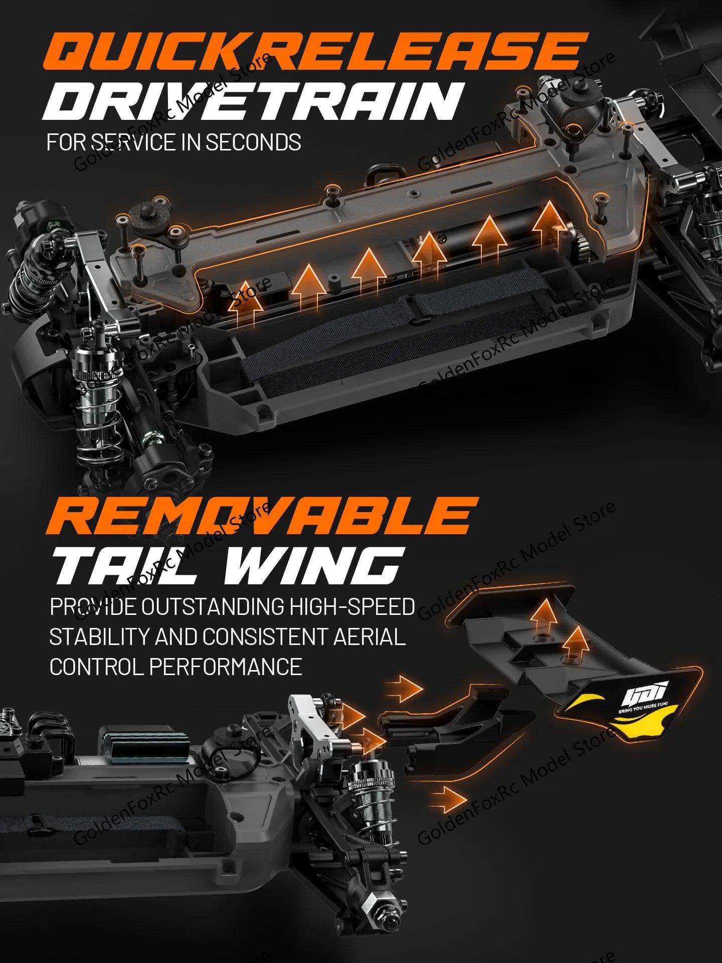 Camioneta RC 1/12 4WD sin Escobillas, Ultra Rápida, Todoterreno para Desierto