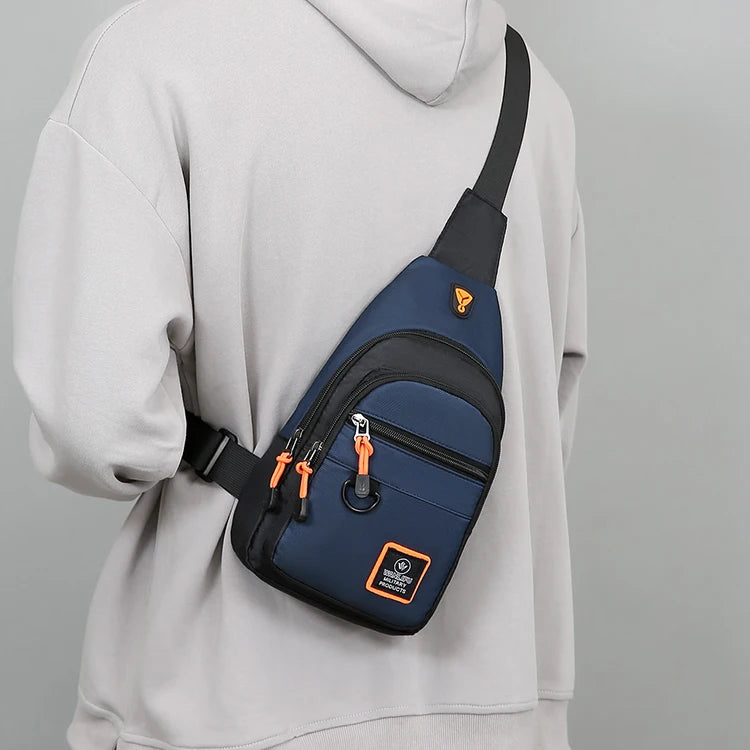 Bolso Deportivo Cruzado Impermeable para Ciclismo y Senderismo