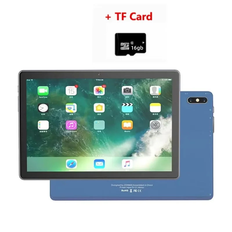 Tablet MX2 de 10.1 Pulgadas con Android 11, Procesador Allwinner A133 de 64 bits y Cuatro Núcleos a 1.6GHz, 4GB de RAM, 64GB de ROM, Cámara de 5MP+8MP, Batería de 5000mAh y Tipo-C