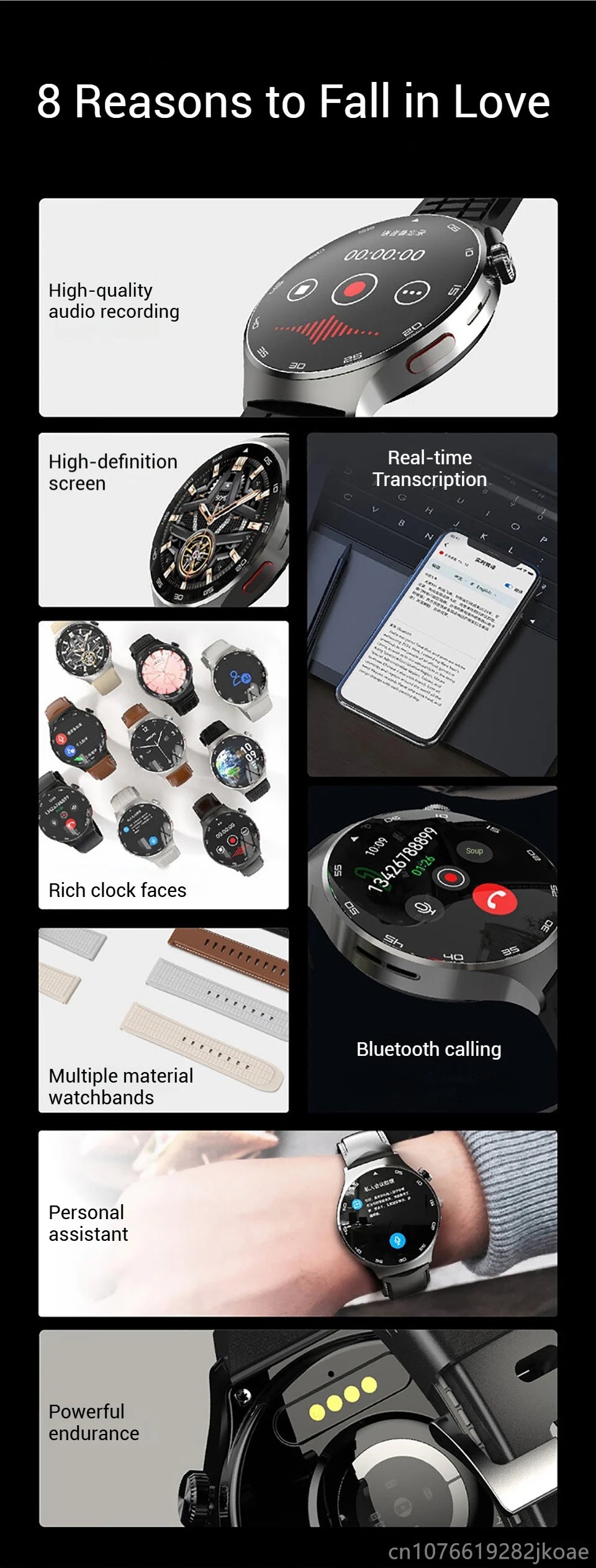 Reloj Inteligente Philips IA Grabación y Traducción