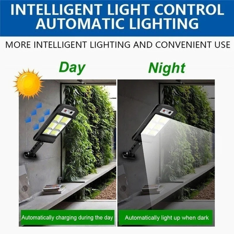 Farolas Solares con Sensor de Movimiento para Jardín