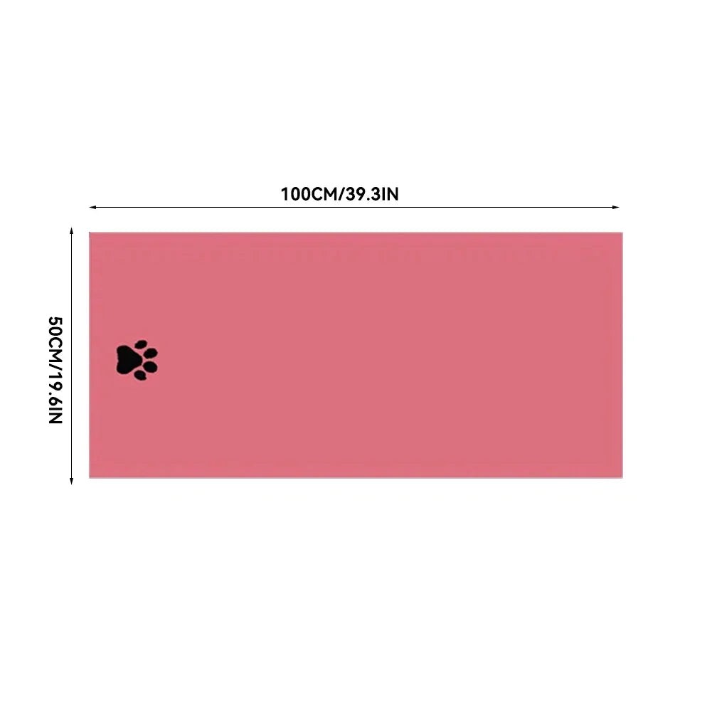 Toalla de Microfibra para Mascotas - Bordada, Suave y Absorbente