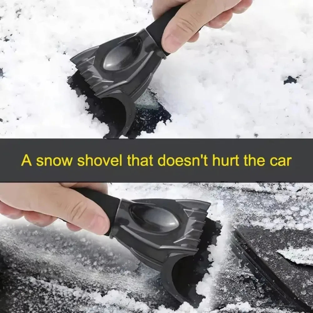 Pala de nieve para parabrisas de coche, herramienta raspadora para limpieza de ventanas y puertas de coches de invierno, accesorios de limpieza automática
