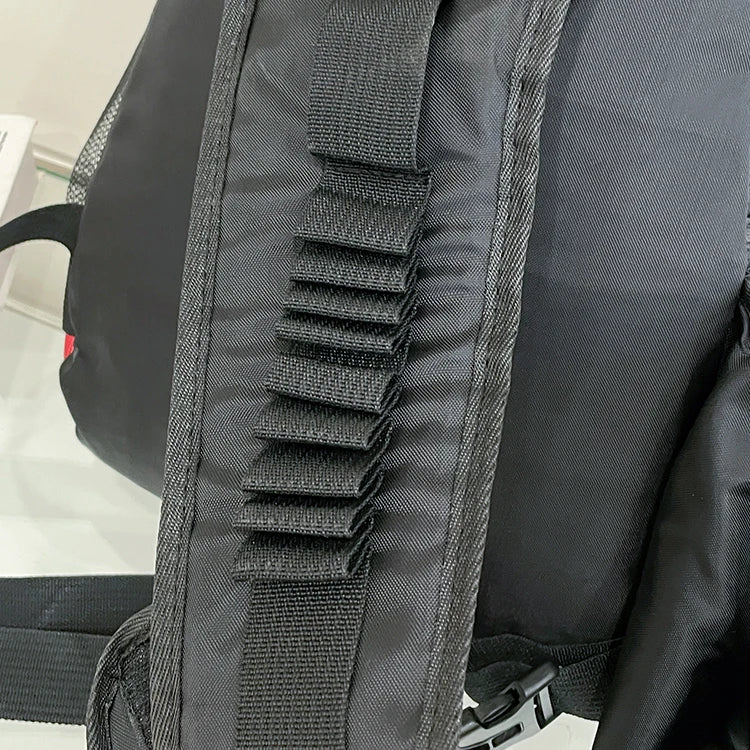 Bolso de pecho de gran capacidad, bolso cruzado con parte trasera lateral de gran capacidad, múltiples bolsillos, adecuado para deportes al aire libre, viajes y ciclismo
