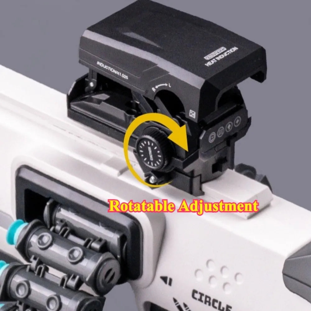 Pistola de Juguete de Doble Modo Eléctrico y Manual con Balas Suaves, Lanzador de Dardos de Espuma, Juguete para Exteriores, Regalo de Cumpleaños Ideal para Niños
