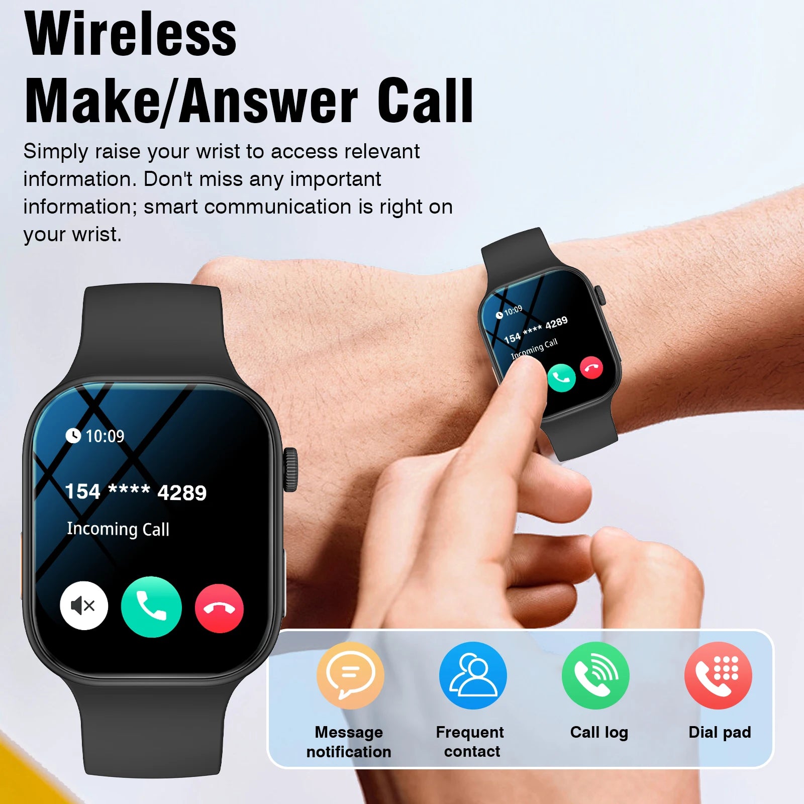 Reloj Inteligente P98 con Llamadas, Modos Deportivos y Recordatorios de Apps
