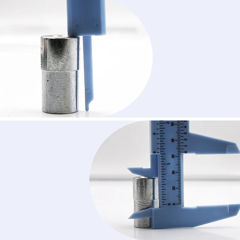 Calibrador Vernier de Plástico 0-150mm de Profundidad