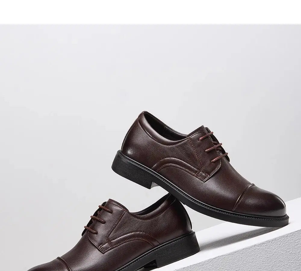 Golden Camel Zapatos informales para hombre, cómodos, antideslizantes, de cuero, con suela suave, zapatos planos para caminar, zapatos de vestir ligeros