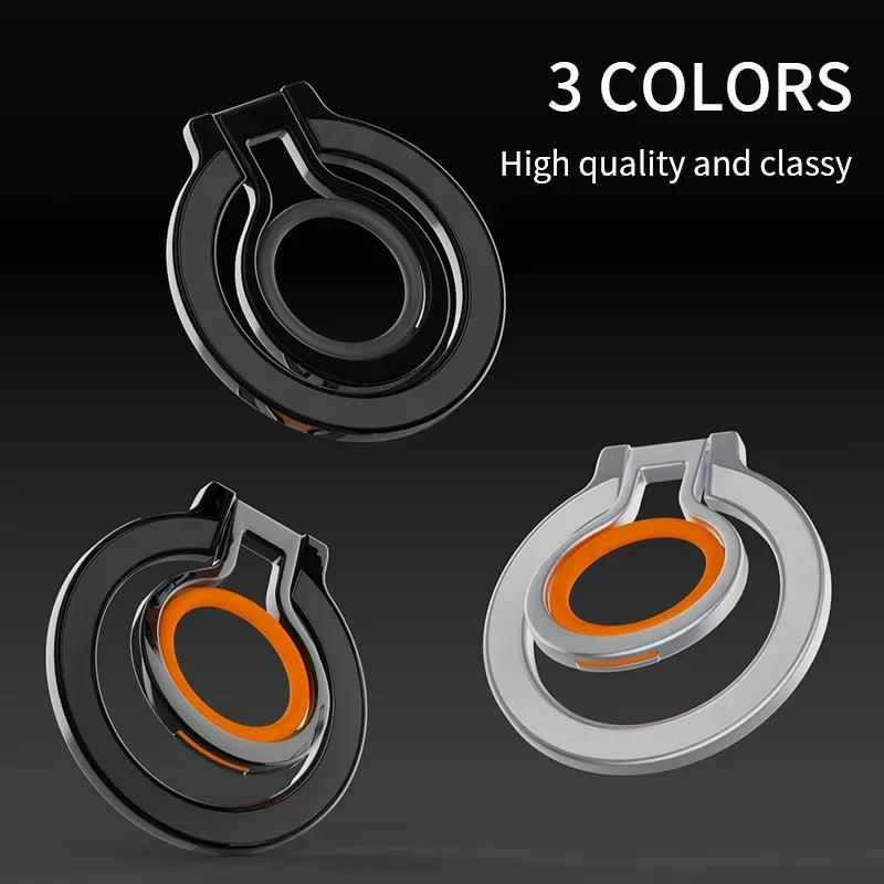 Soporte magnético para anillo de dedo para Magsafe 360 °   Soporte Giratorio para Teléfono, Compatible con iPhone 17, 16, 15, 14, 13, 12 Pro Max, Soporte de Escritorio