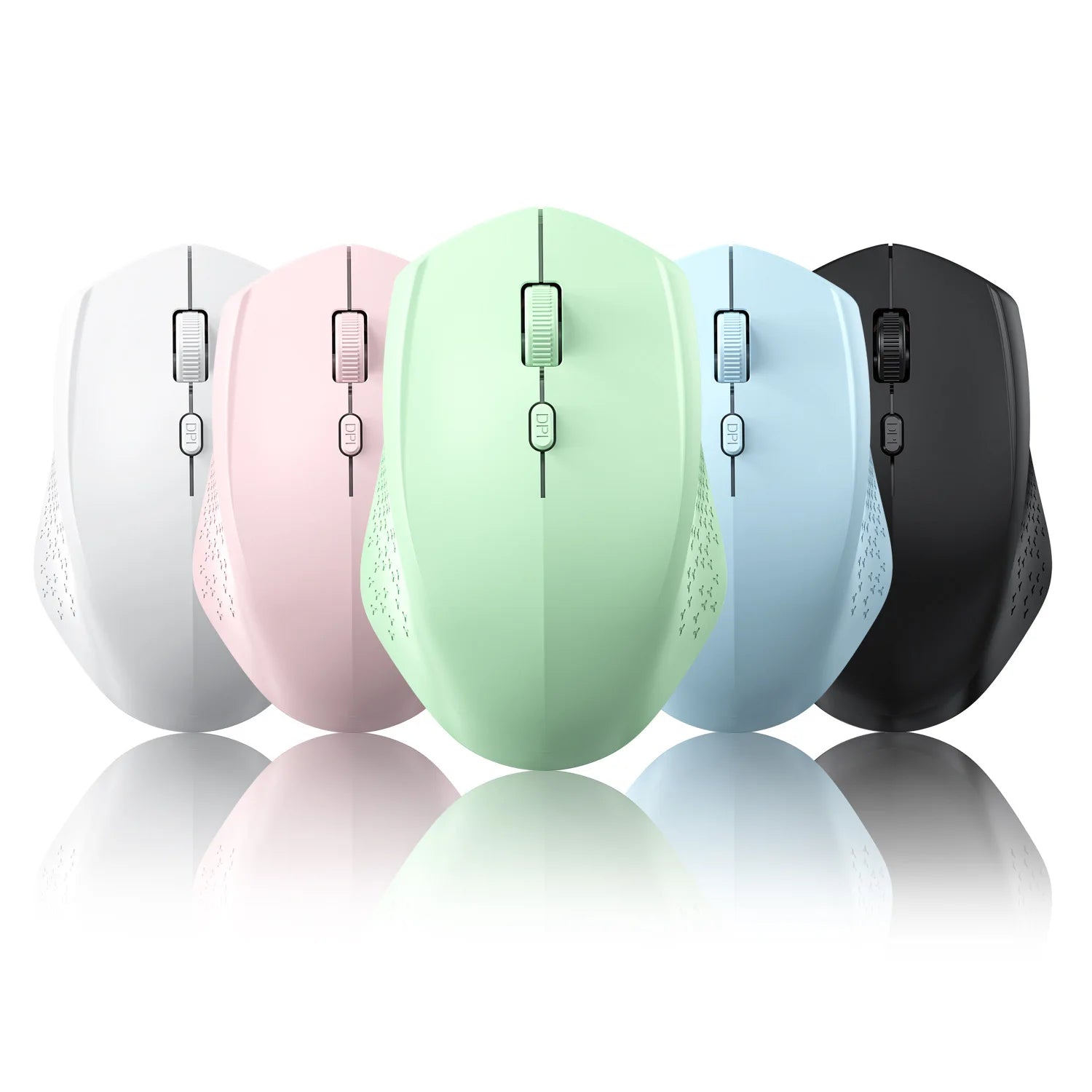 Ratón inalámbrico Bluetooth 5,2 de 2,4G, ratón silencioso de modo Dual, ratón recargable para juegos, 1600DPI para ordenador portátil, Win Mac OS