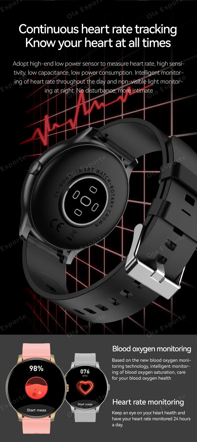 Nuevo Reloj Inteligente 2026 con Monitor de Ritmo Cardíaco y Sueño, Pantalla HD de 1.52, Bluetooth, Llamadas, Deportivo para Mujer, Compatible con Android e iOS, Hw12