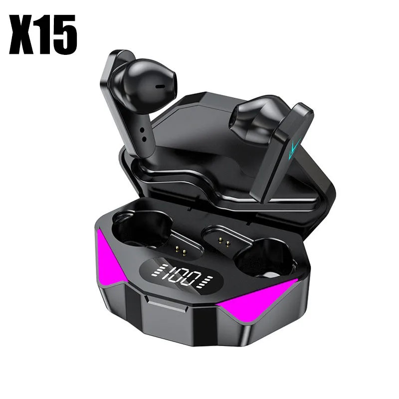Auriculares Inalámbricos TWS X15 Gaming HiFi Bluetooth 5.0 con Micrófono