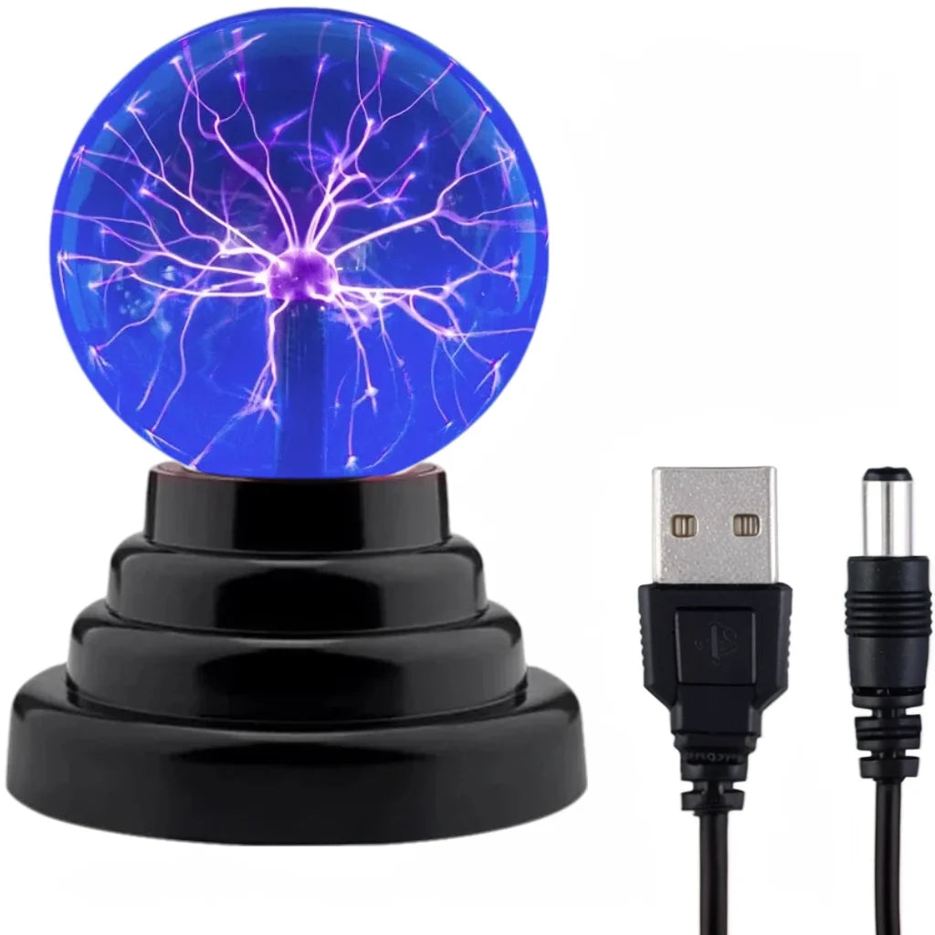 Lámpara de Plasma en Esfera Táctil LED para Decoración