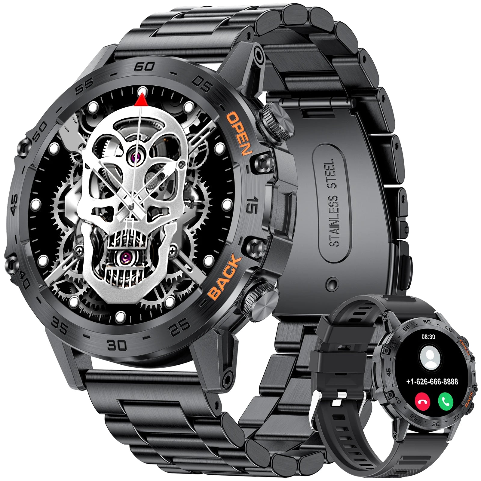 LIGE Reloj Inteligente Ritmo Cardíaco Bluetooth