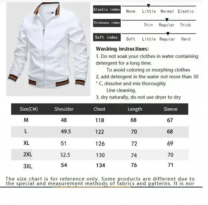 Chaqueta Cortavientos Hombre | Bomber Impermeable Primavera