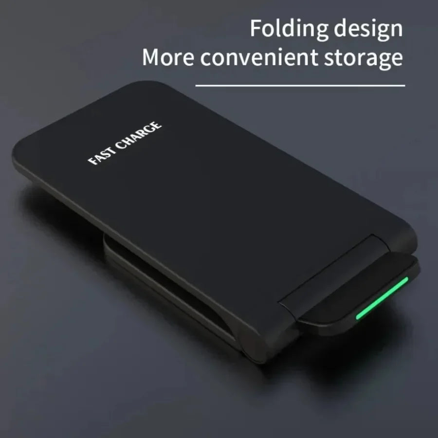 Base de Carga Inalámbrica para iPhone 17 16 15 14 13 Pro, Cargadores para Teléfonos Samsung Xiaomi, Estación de Carga Rápida por Inducción