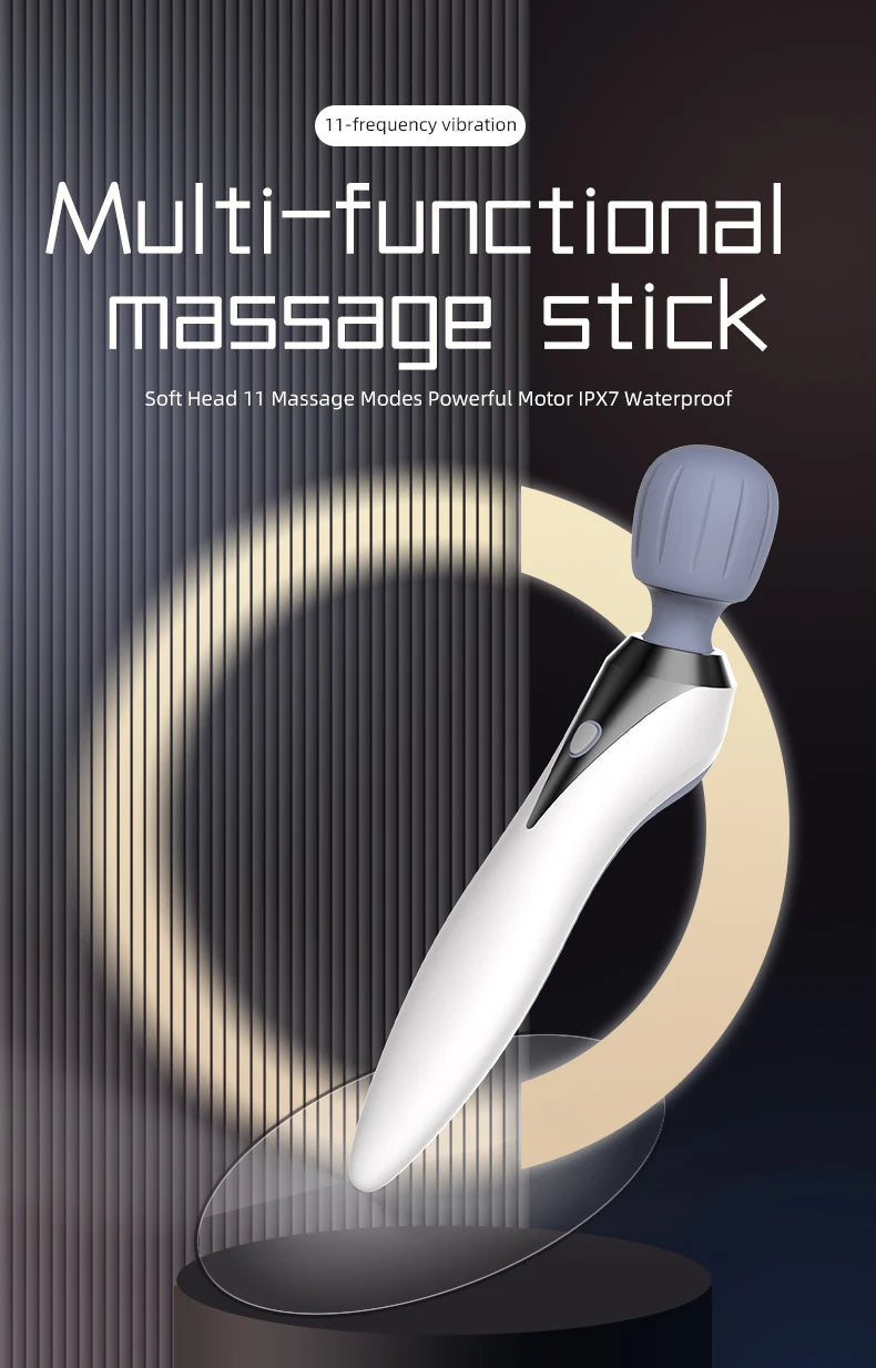 Martillo de masaje eléctrico portátil, pistola de masaje de tejido profundo, 11 modos, herramientas de masaje de vibración para relajación de cuerpo completo