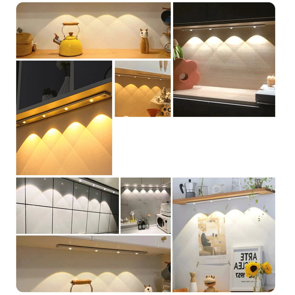 PZSUNLY Luz LED con Sensor para Armario de Cocina