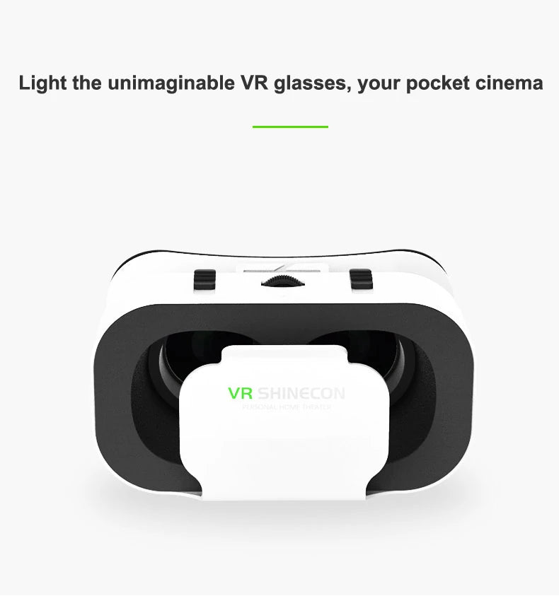 Gafas de realidad Virtual 3D VR, dispositivos de auriculares, lentes de casco, gafas inteligentes para teléfonos inteligentes, teléfono móvil, juego de visor Viar