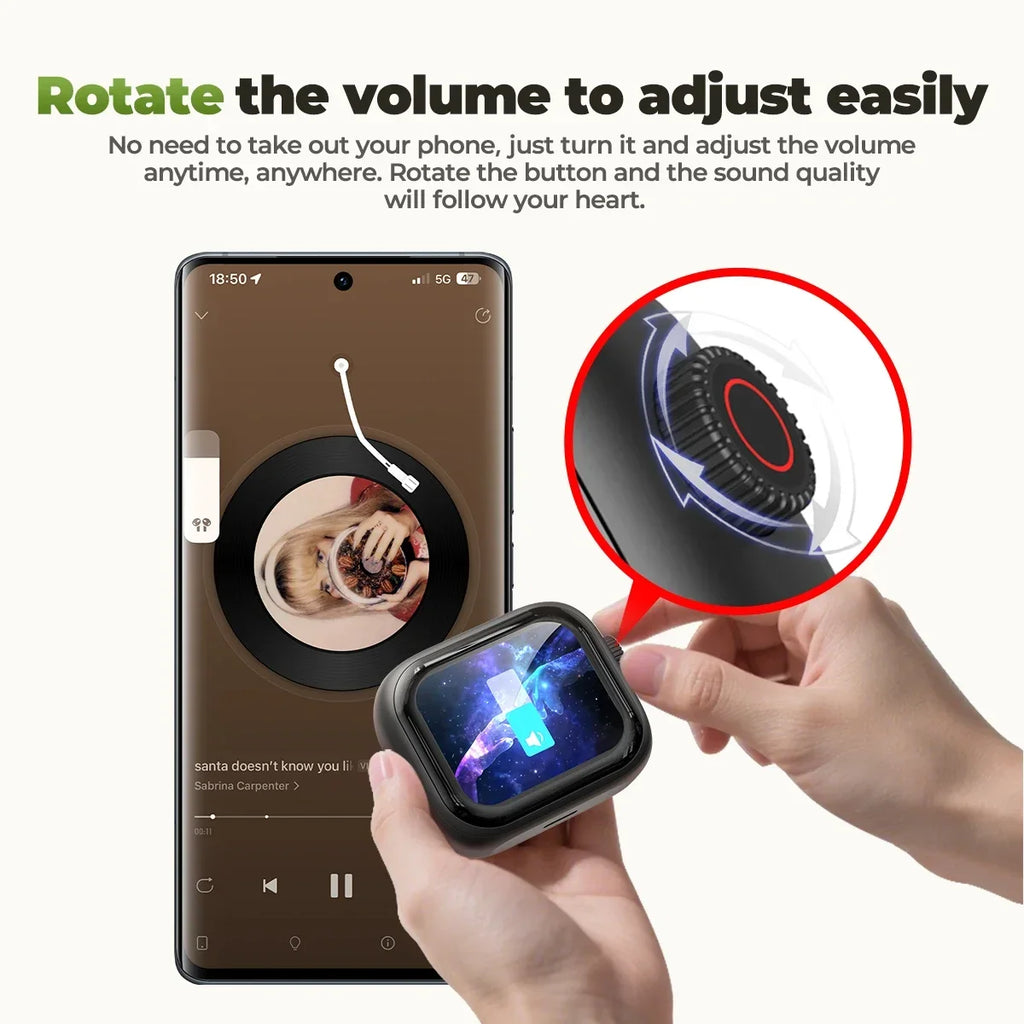 Auriculares TWS Bluetooth con Pantalla Táctil y Traductor IA