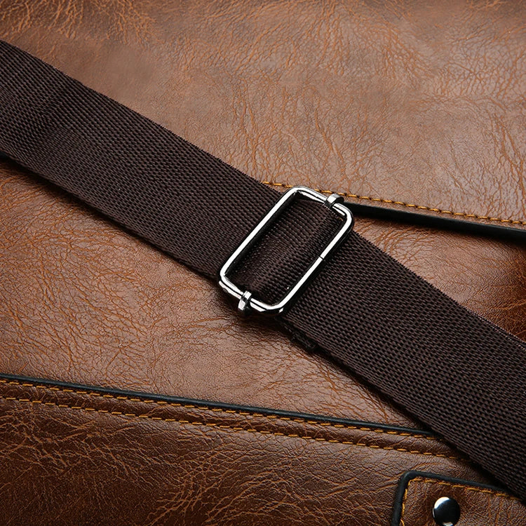 Bolso de Hombro Cruzado para Hombre - Gran Capacidad para Negocios