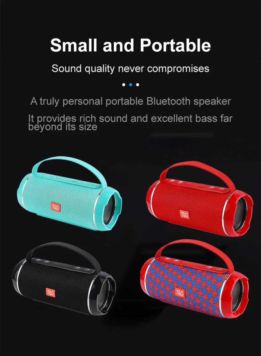 Subwoofer Caixa De Som Altavoz Bluetooth caja De sonido portátil música inalámbrico Woofer bajo ordenador PC TV Radio FM 10W potente grande