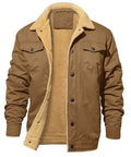 Parka de Invierno para Hombre con Forro Polar y Bolsillos