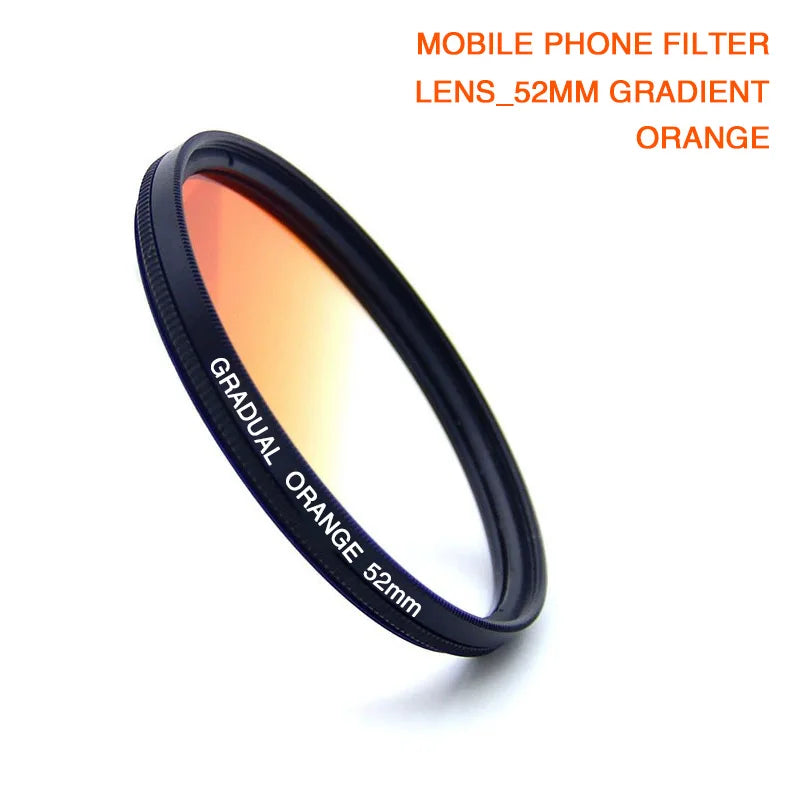 Filtro Polarizador CPL 52MM con Clip para Teléfono Móvil