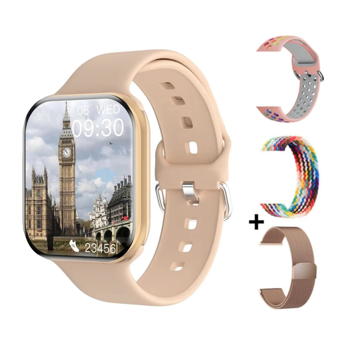 Reloj Inteligente Serie 10 con GPS, Música, NFC y Monitor de Salud