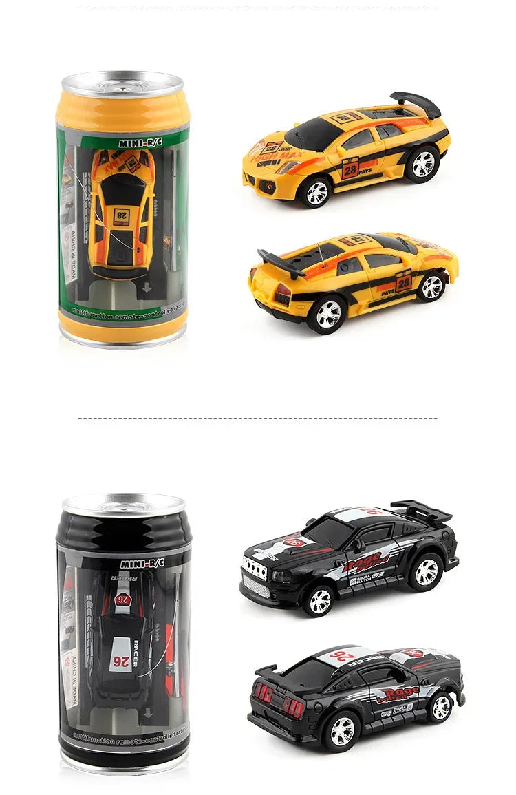 ¡Epico Mini RC Racer! Vehículo 4WD de tamaño Coke para aventuras de alta velocidad, el regalo divertido y definitivo para niños