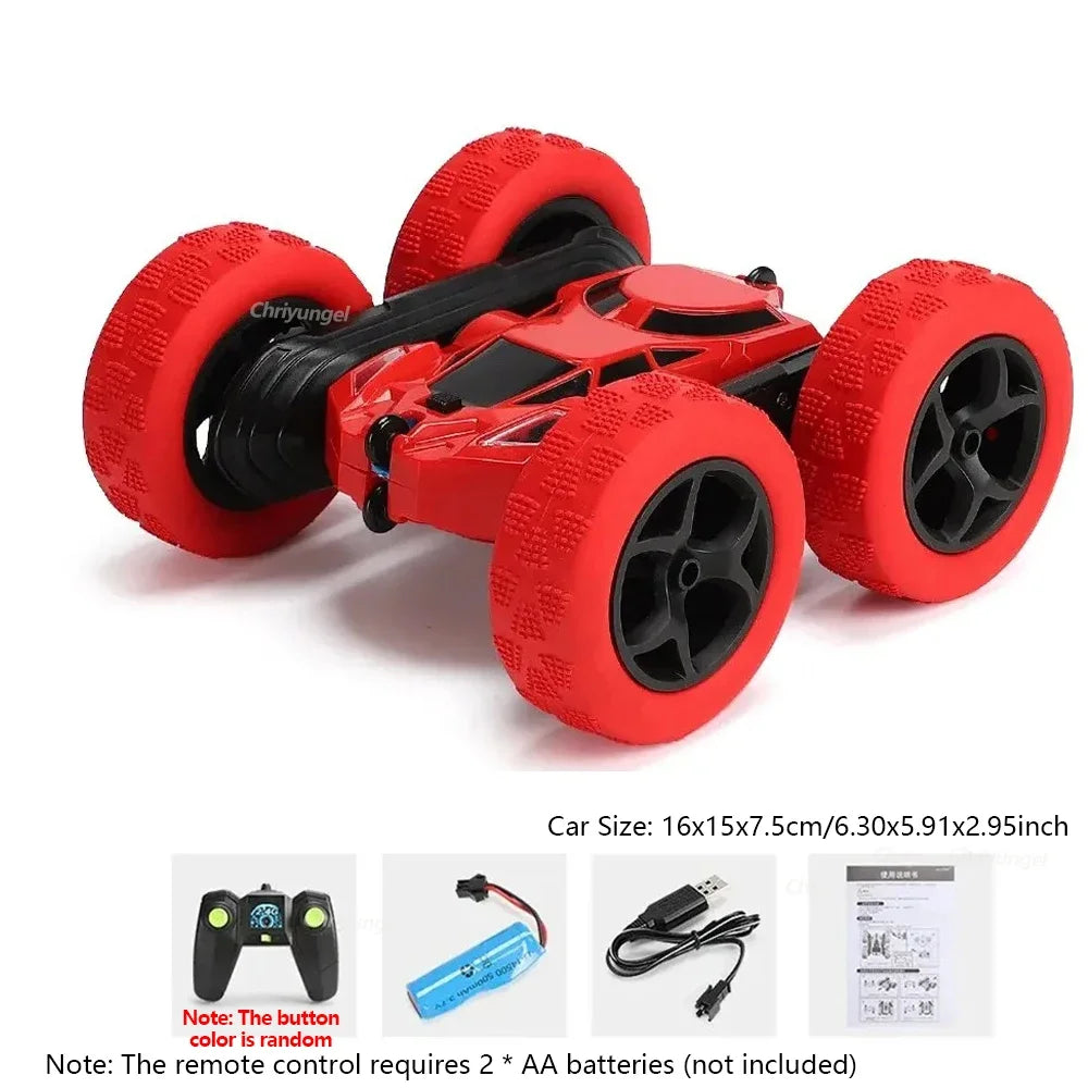 Coche Acrobático RC 2.4 GHz, Deriva, Doble Cara, Acrobacias Todoterreno