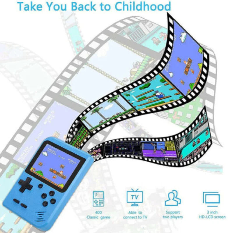 Consola de Juegos Portátil con 500+ Juegos, Emulador Retro, Conecta a TV
