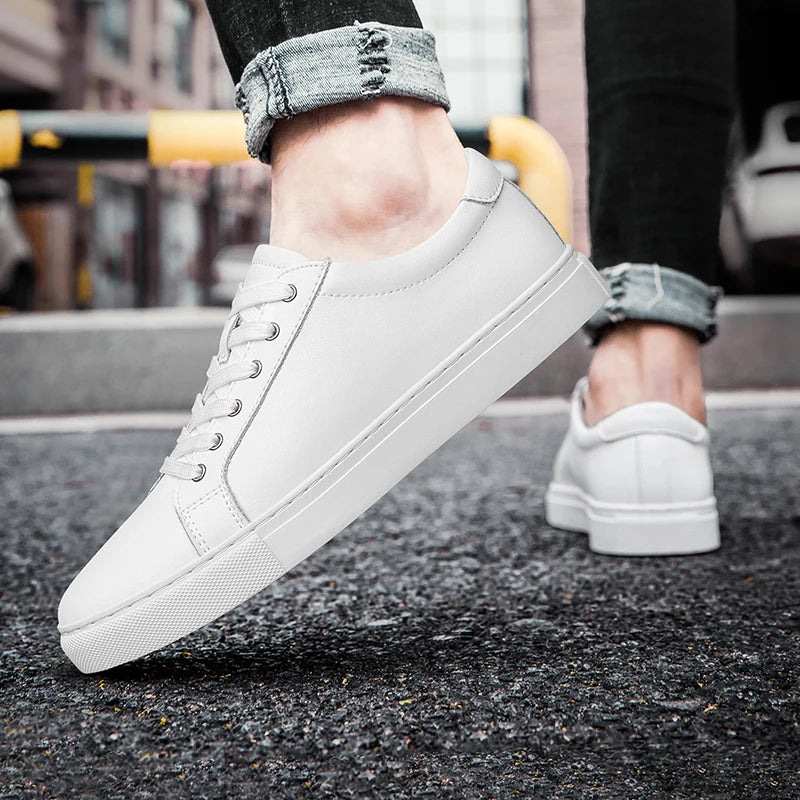 Zapatos Casuales de Cuero Genuino para Hombre | Planos Artesanales