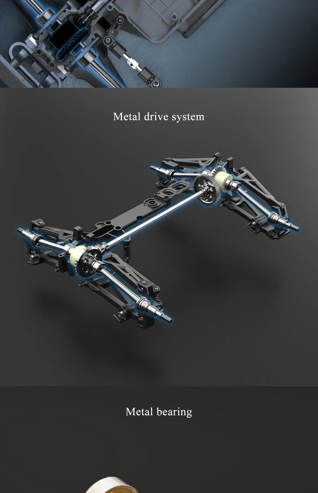 Auto RC MJX Hyper Go 1/16 Sin Escobillas 3S 4WD Alta Velocidad