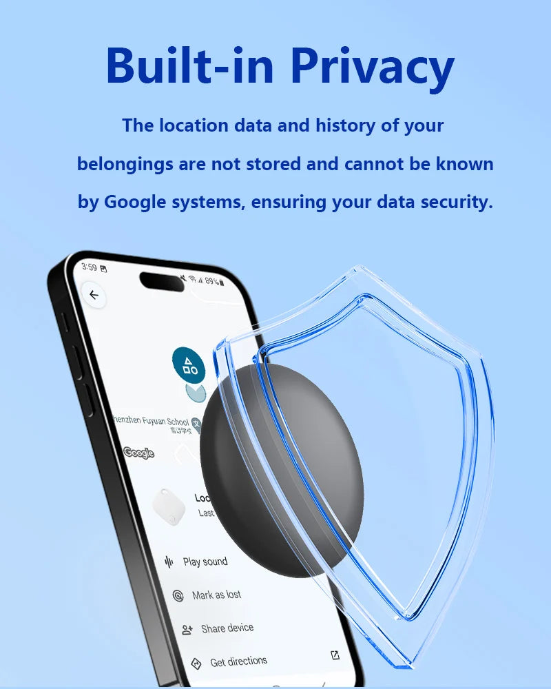 Más allá de rastreador de seguimiento de rango Bluetooth buscador de larga distancia para Android Google Find Hub etiqueta inteligente de voz para Pixel Motorola GMS