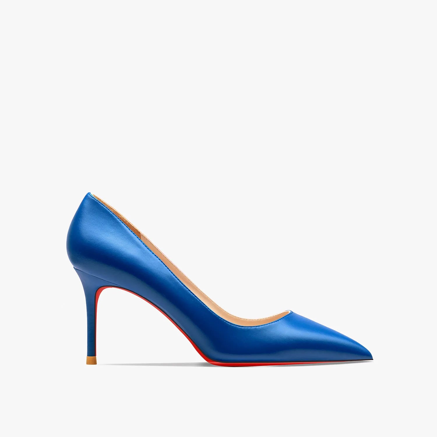 Zapatos de Tacón Alto de Punta Fina para Mujer – Cuero Mate