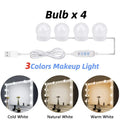 Bombillas de espejo, luces de tocador USB de 5V, iluminación de tocador de baño, luz LED de tocador regulable para espejo de maquillaje, luz LED