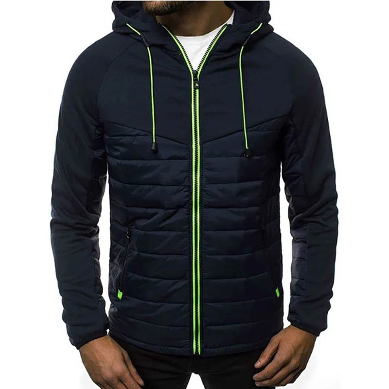 Buzo con Capucha y Cremallera para Hombre | Abrigo Casual 4 Estaciones