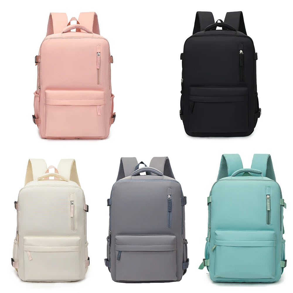 Mochila de viaje para hombres y mujeres, mochila de gran capacidad para viajes de negocios cortos, mochila de equipaje liviana