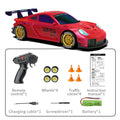 Mini Coche RC de Drift, 2.4G 4WD, Alta Velocidad con Luces LED